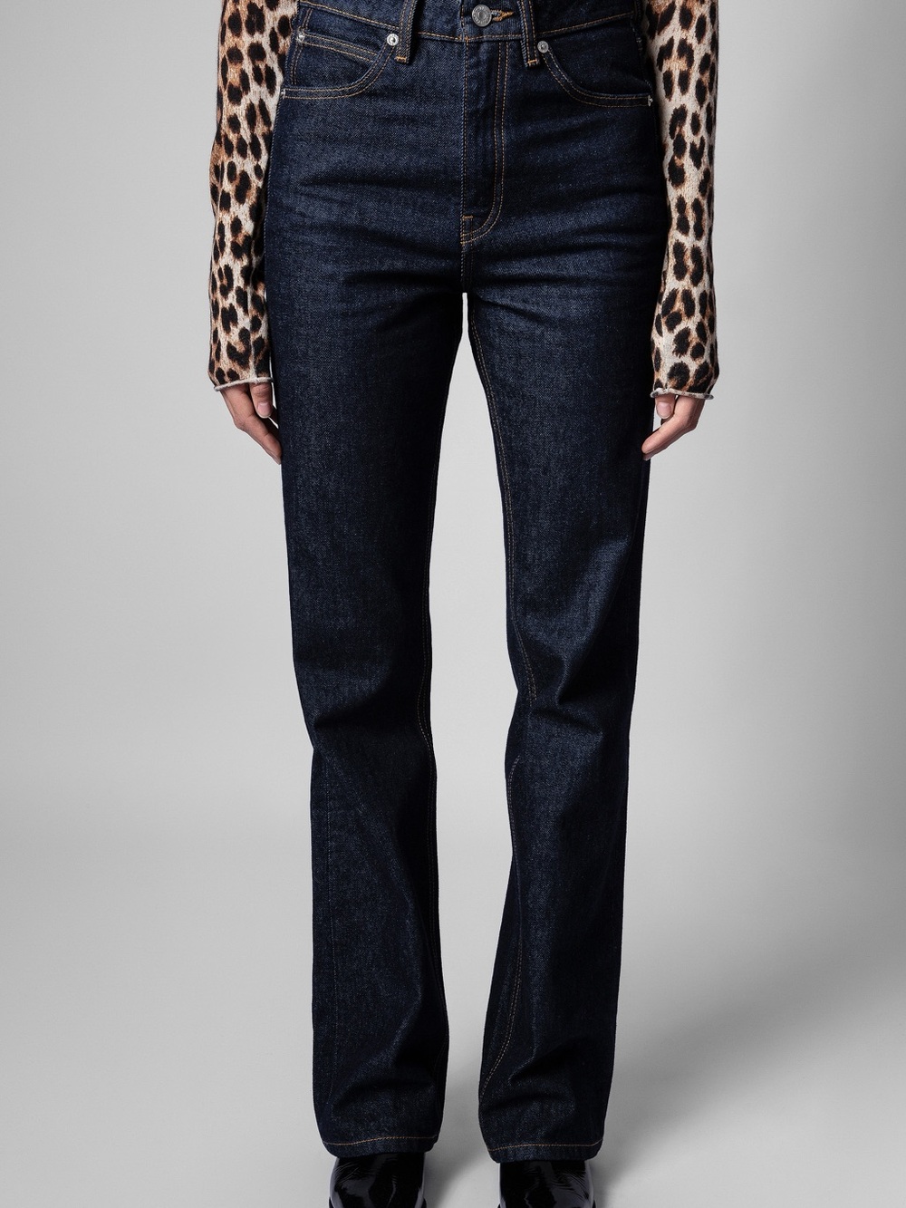 Zadig & Voltaire Flared Leg Dark Blue Jeans - 25